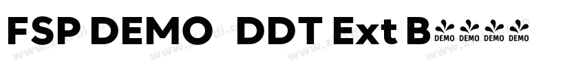 FSP DEMO   DDT Ext B字体转换